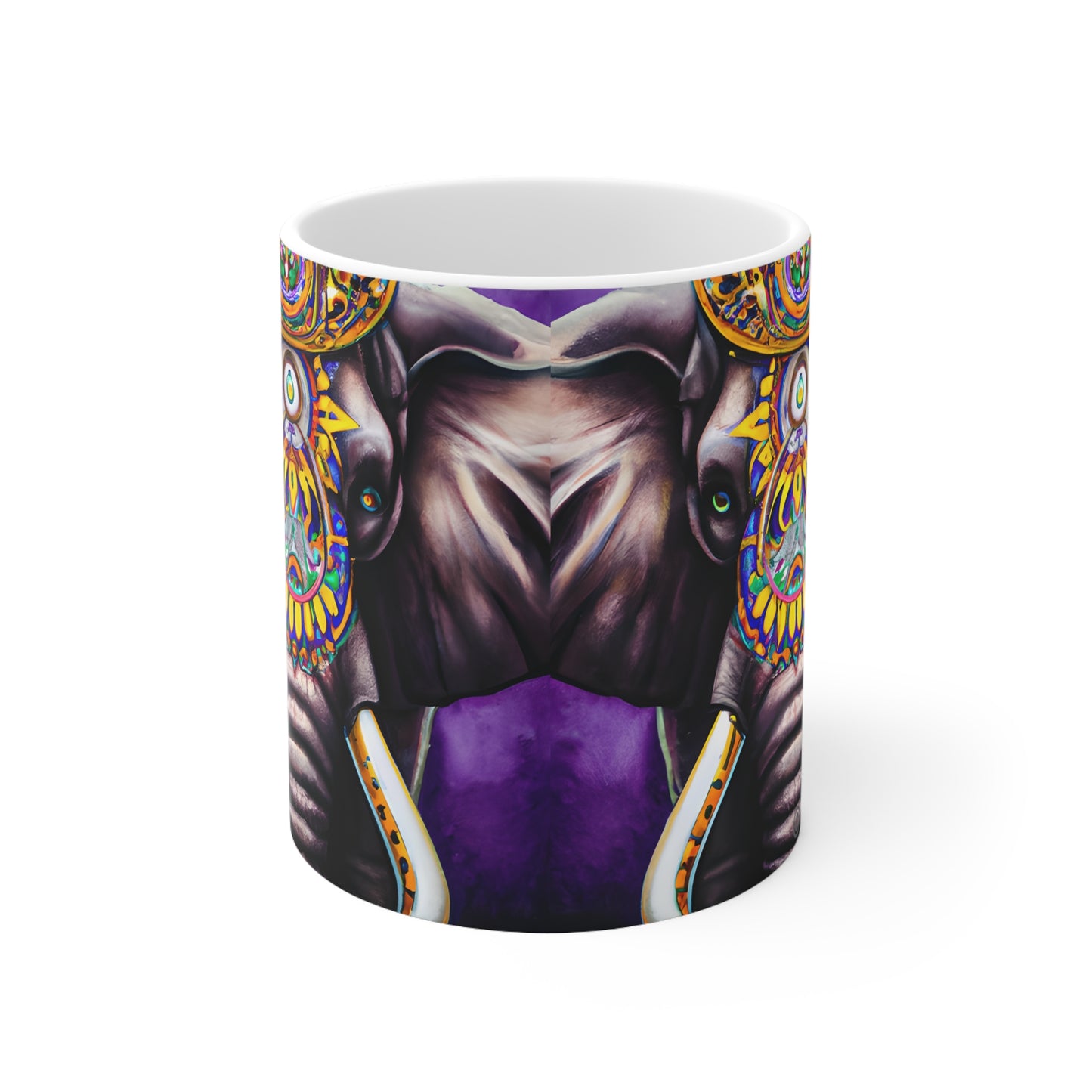 Ceramic Mug 11oz - Majestic Elephant 0001