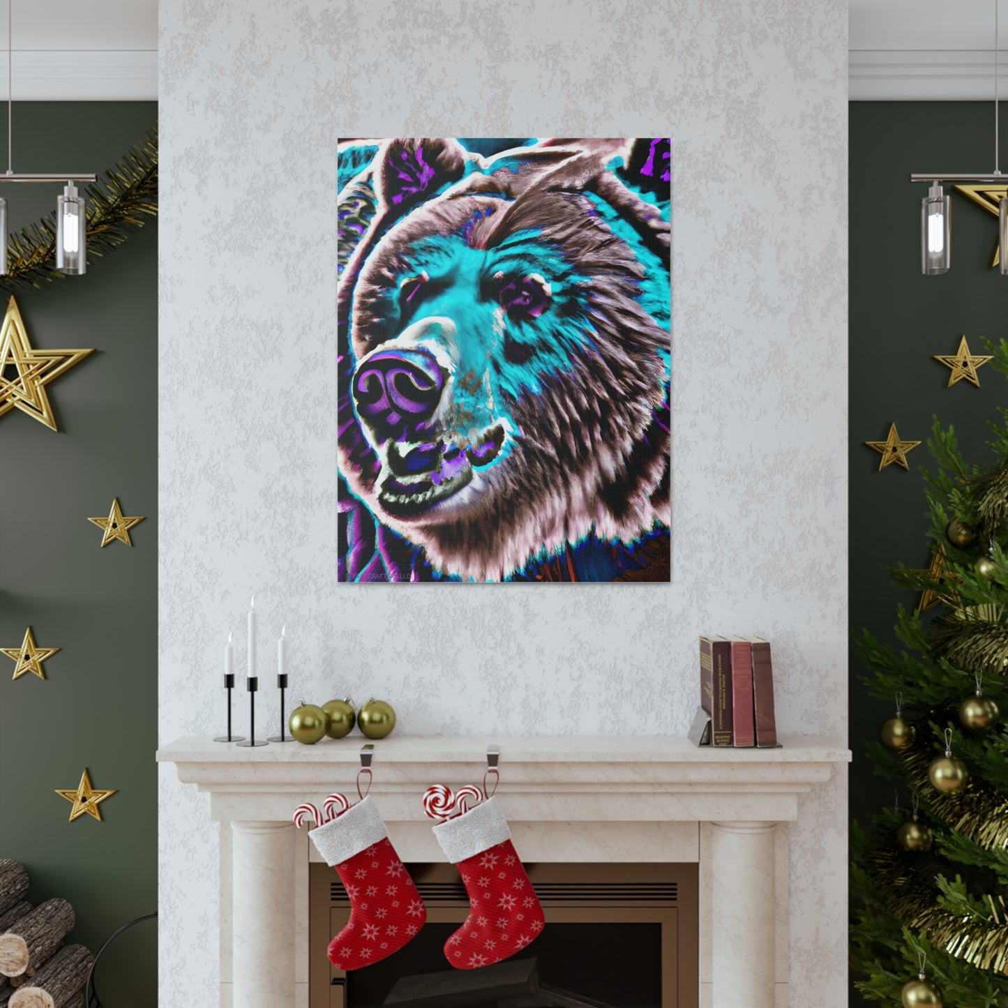 Canvas Gallery Wraps - Grizzle Bear 0001