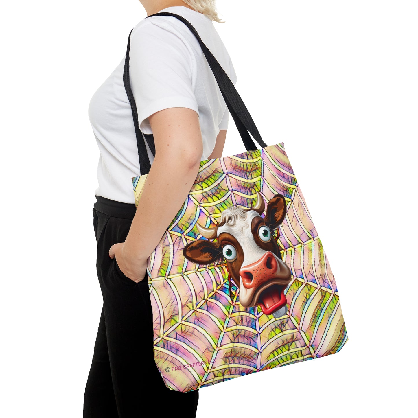 Tote Bag (AOP) - Spider Cow 0001