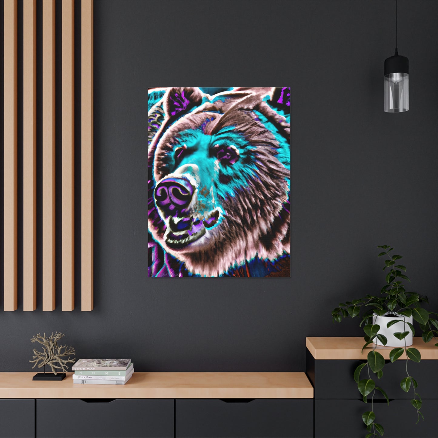Canvas Gallery Wraps - Grizzle Bear 0001