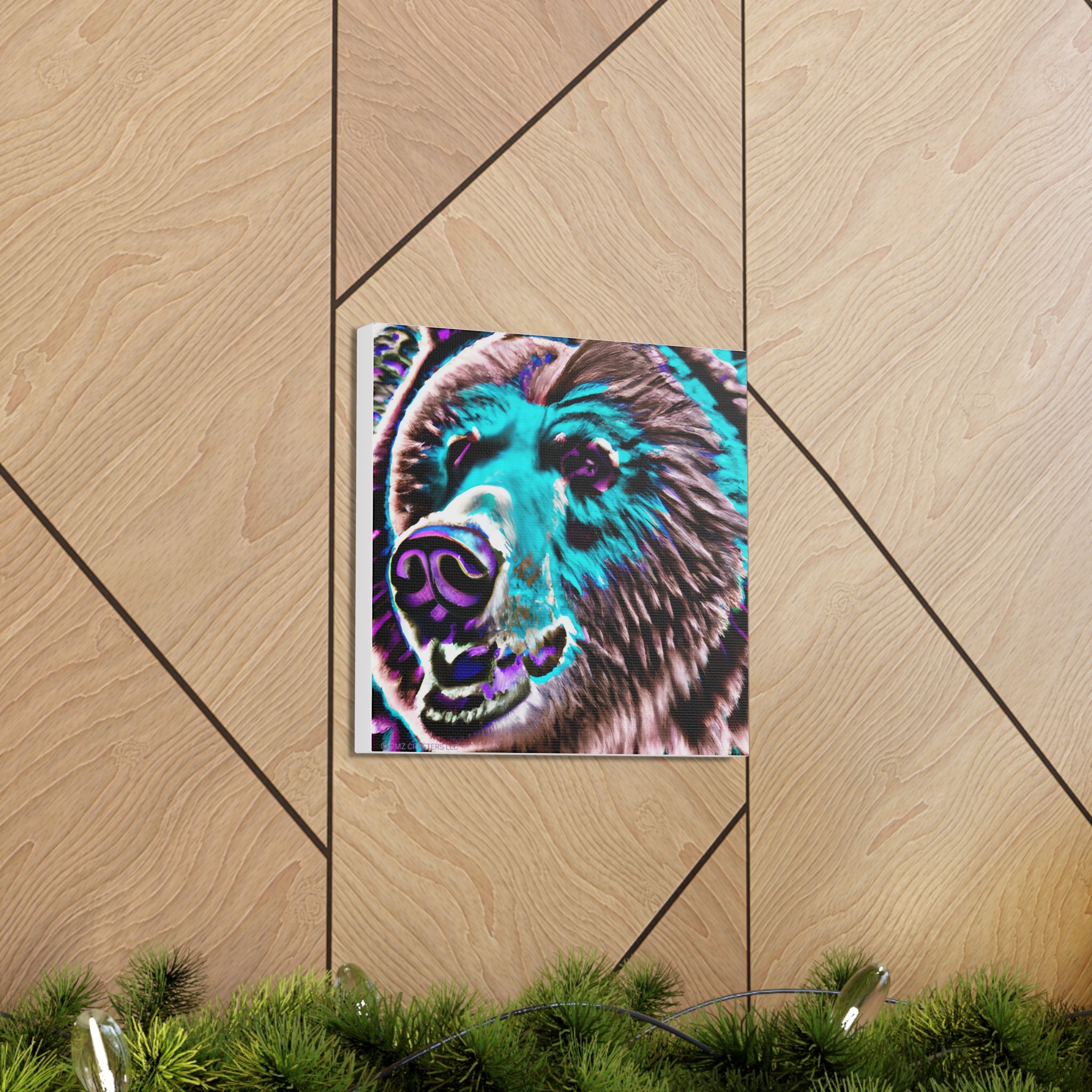 Canvas Gallery Wraps - Grizzle Bear 0001