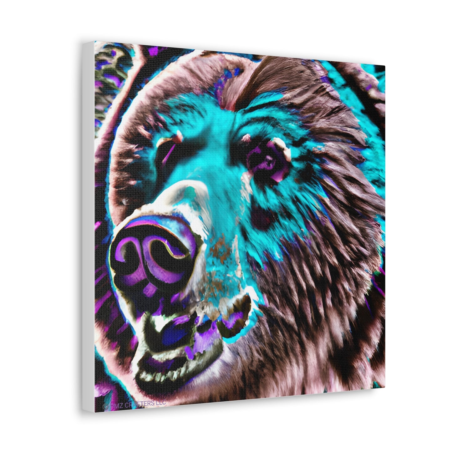 Canvas Gallery Wraps - Grizzle Bear 0001