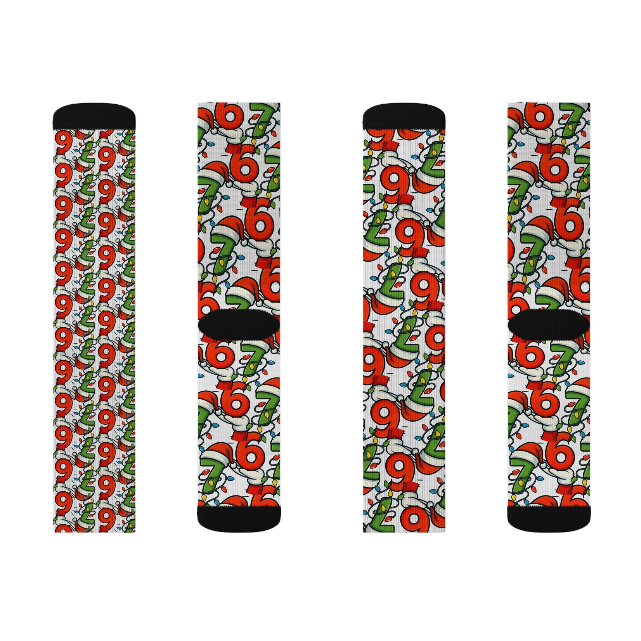 Christmas 67 Sublimation Socks