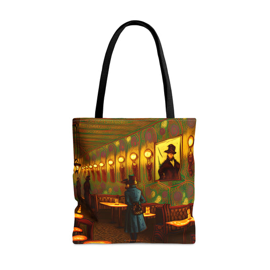 Tote Bag (AOP) - Cafe Table Shadows 0001