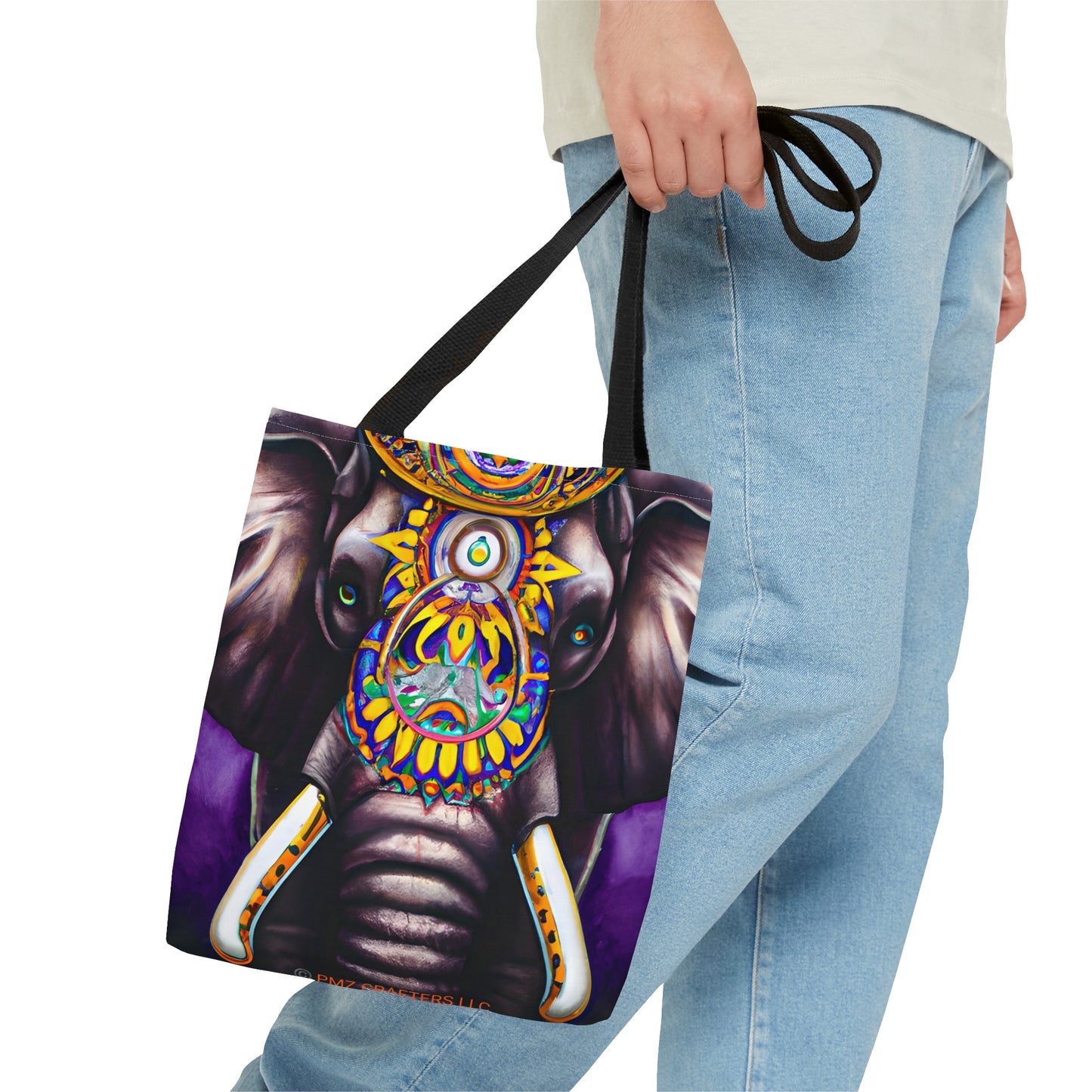 Tote Bag (AOP) - Majestic Elephant 0001