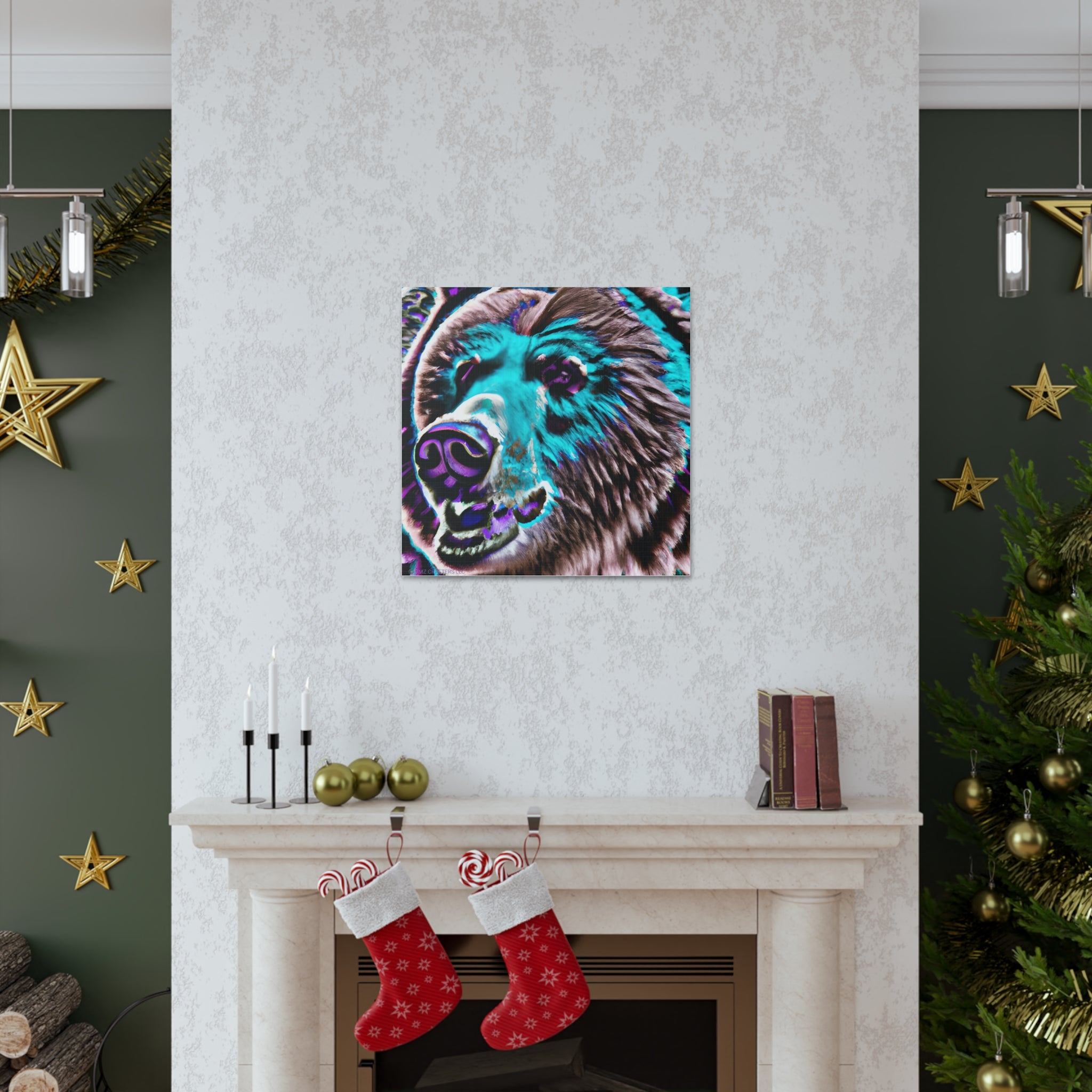 Canvas Gallery Wraps - Grizzle Bear 0001