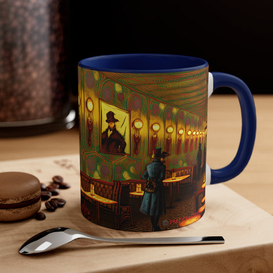 Accent Coffee Mug, 11oz -  Cafe Table Shadow 0001