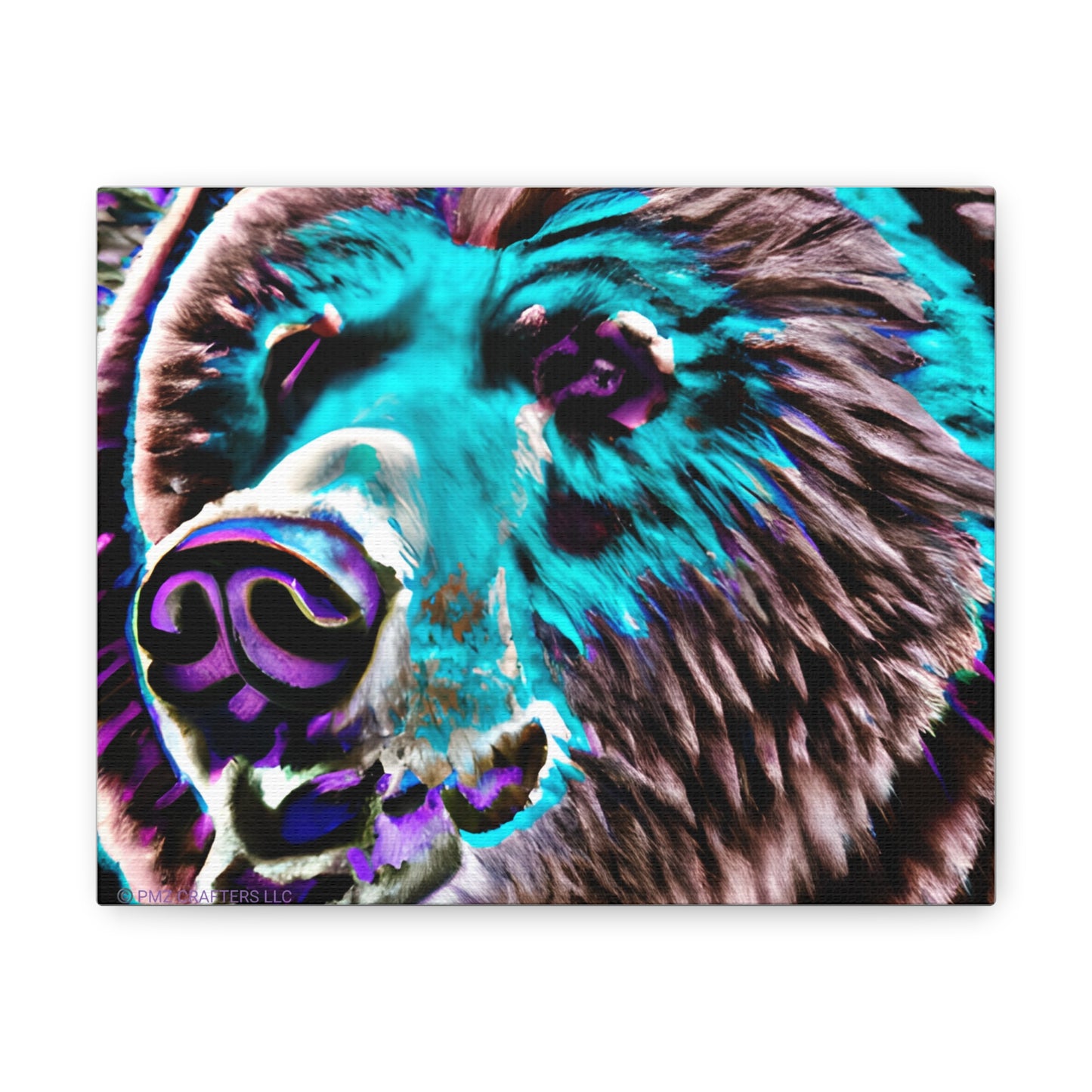 Canvas Gallery Wraps - Grizzle Bear 0001