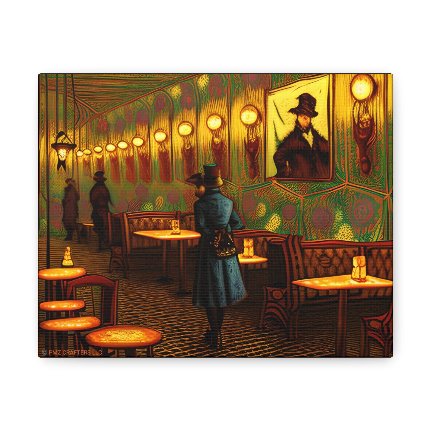 Canvas Gallery Wraps - Cafe Table Shadow 0001