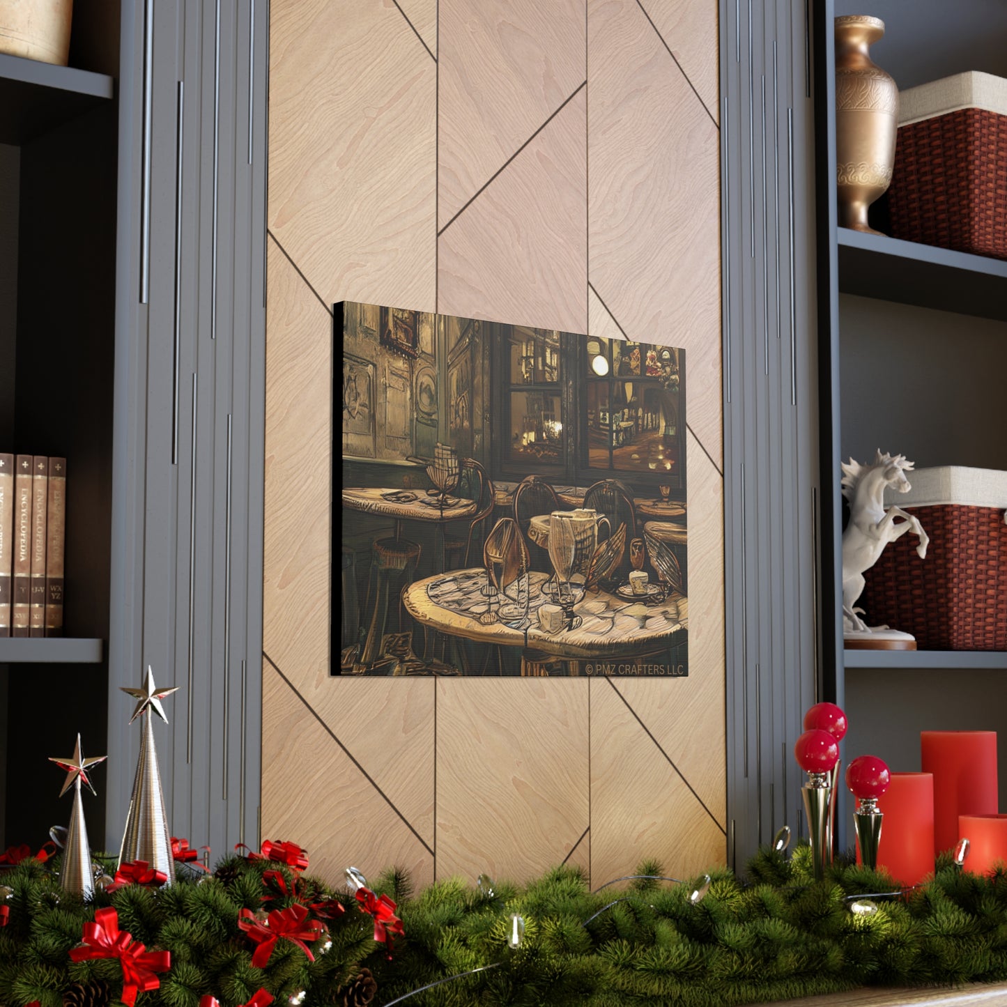 Canvas Gallery Wraps - Cafe Table Brown 0002