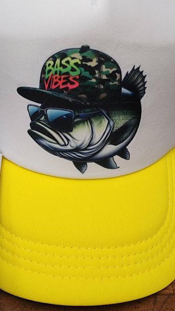 Hat - Cap - Funny Bass Fish 0003