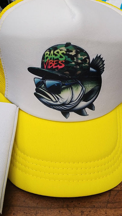 Hat - Cap - Funny Bass Fish 0003