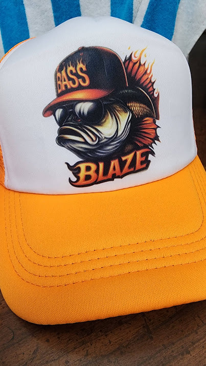 Hat - Cap - Funny Bass Fish 0001