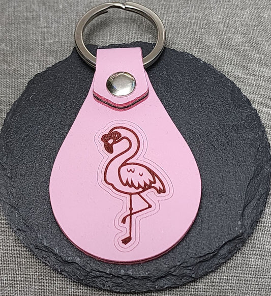 Keychain - Pink Flamingo 0001