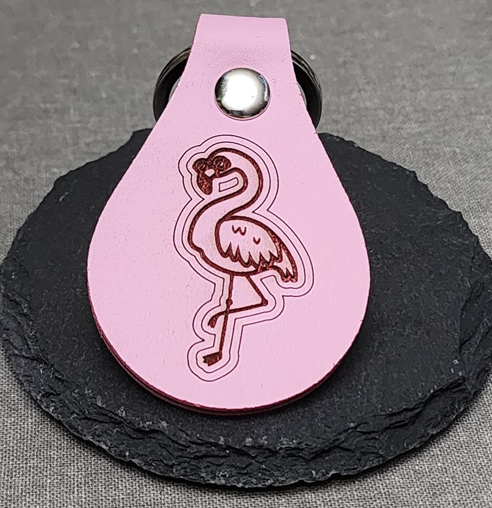 Keychain - Pink Flamingo 0001