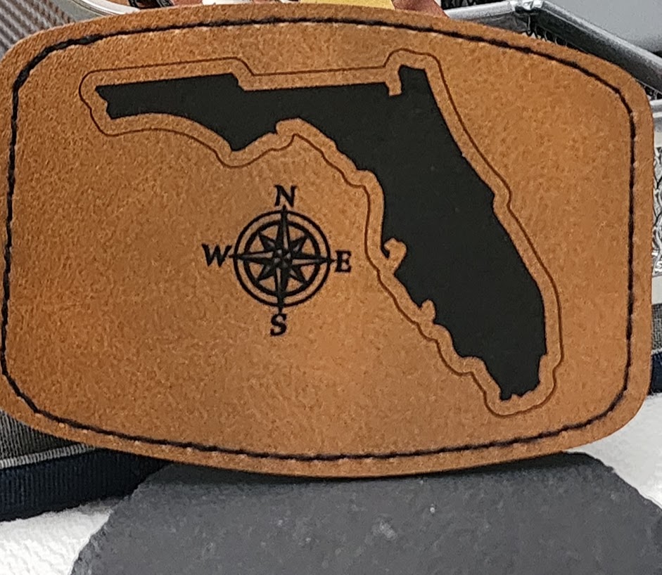 Patch - Leatherette - Florida Map 001