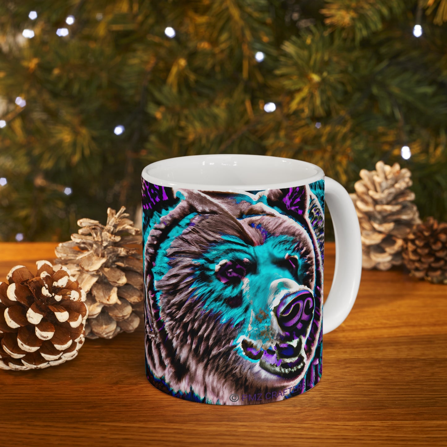Ceramic Mug 11oz - Mug Grizzle Bear 0001