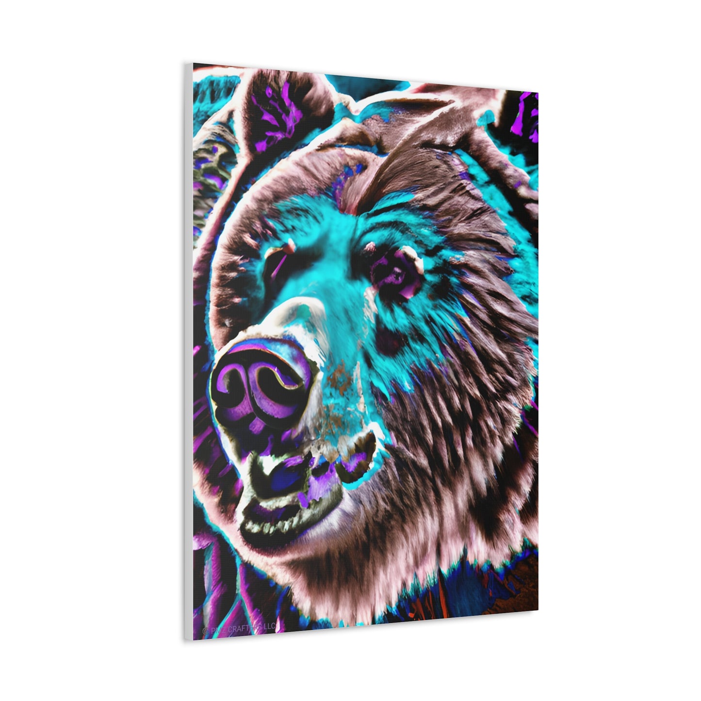 Canvas Gallery Wraps - Grizzle Bear 0001