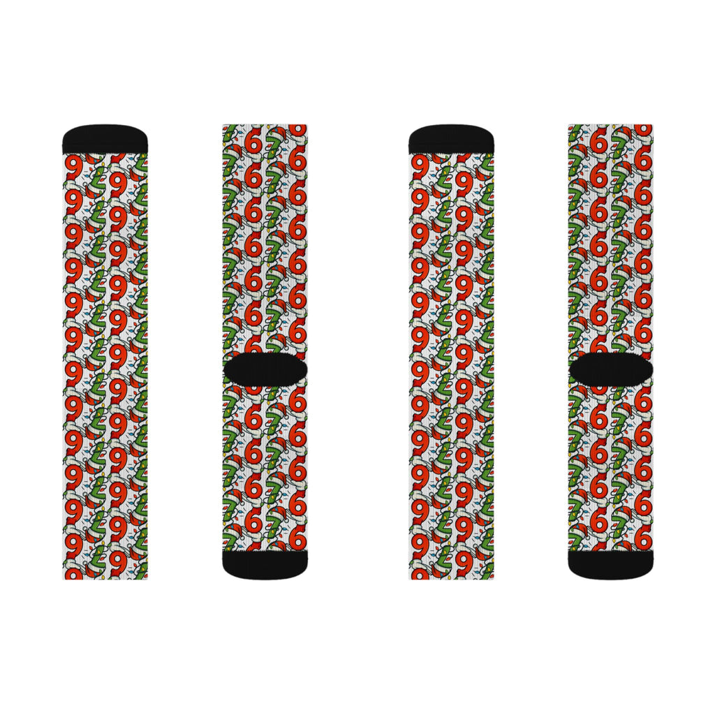 Christmas 67 Sublimation Socks