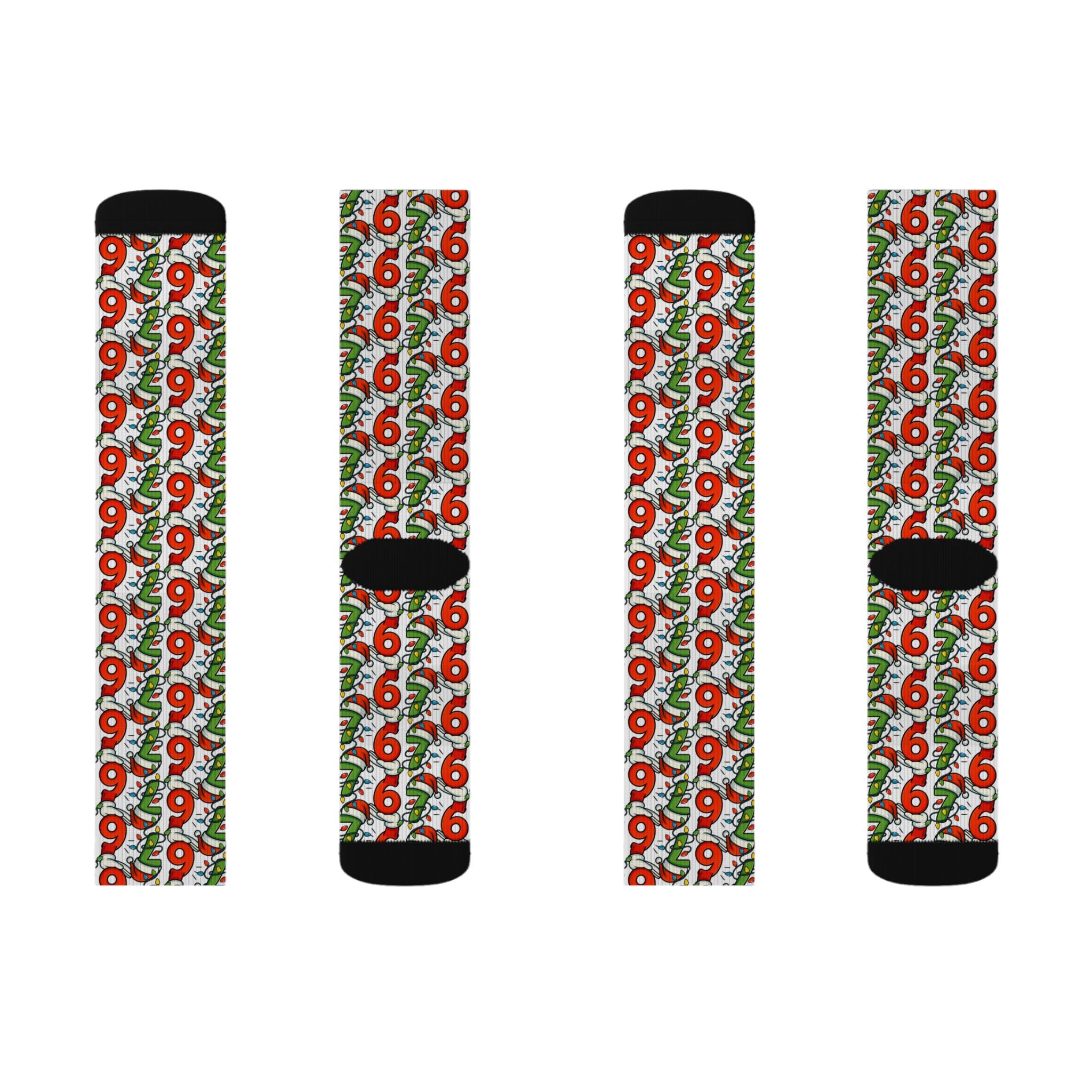 Christmas 67 Sublimation Socks