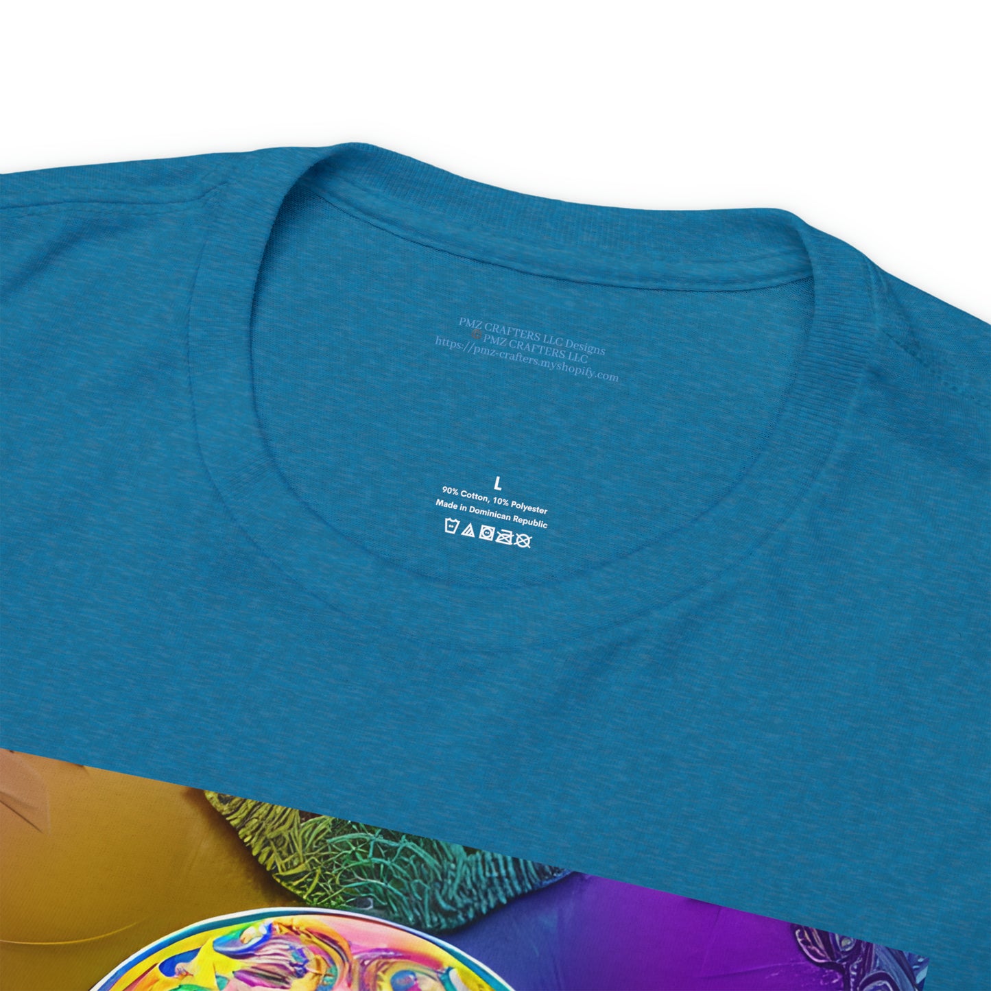 Unisex Heavy Cotton Tee - Sugar Skull 0002