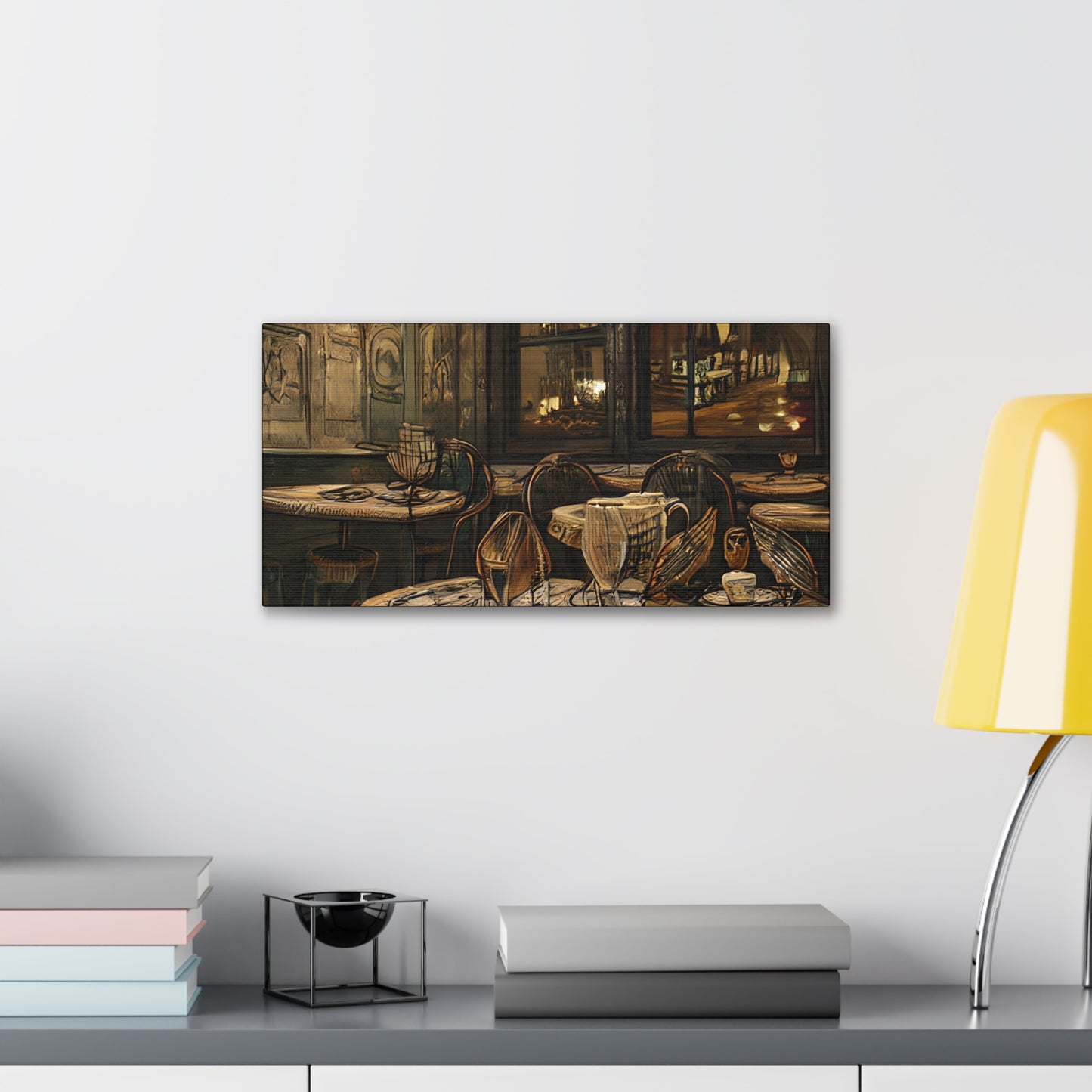 Canvas Gallery Wraps - Cafe Table Brown 0002