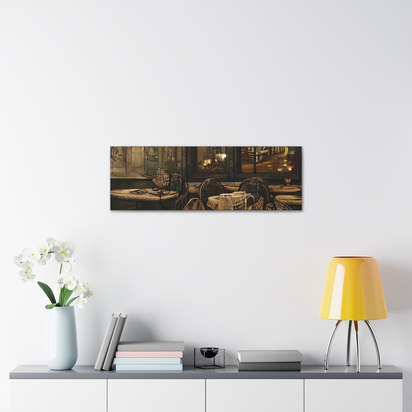 Canvas Gallery Wraps - Cafe Table Brown 0002