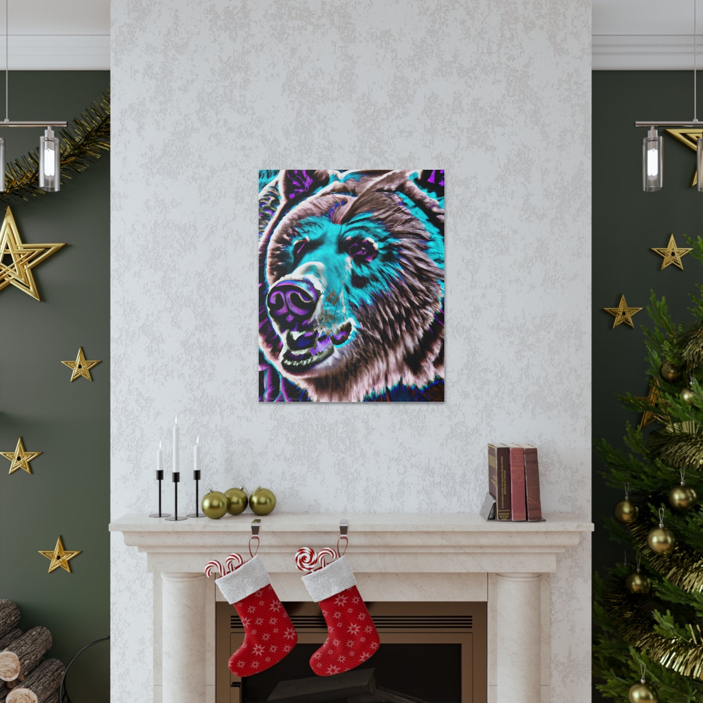 Canvas Gallery Wraps - Grizzle Bear 0001