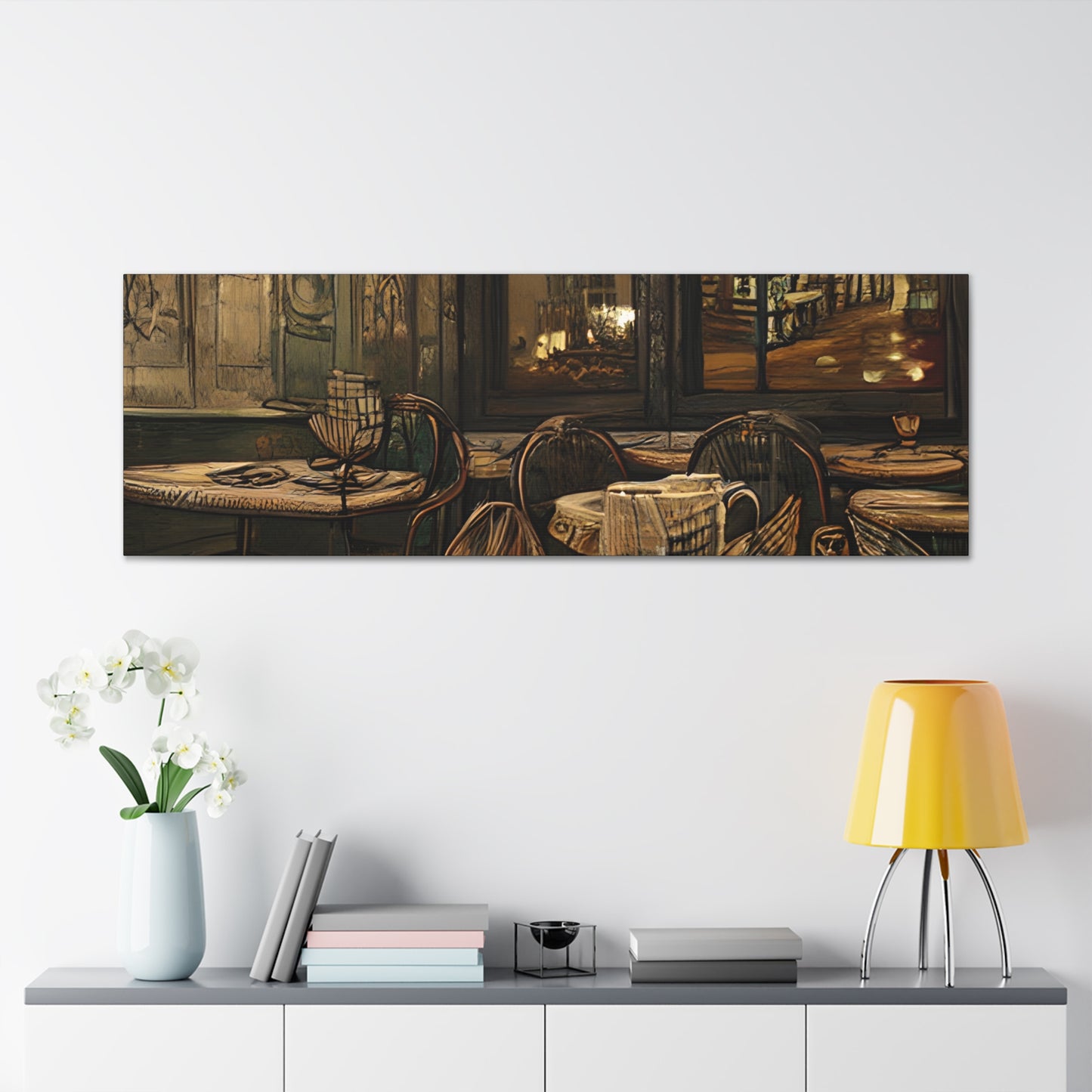 Canvas Gallery Wraps - Cafe Table Brown 0002