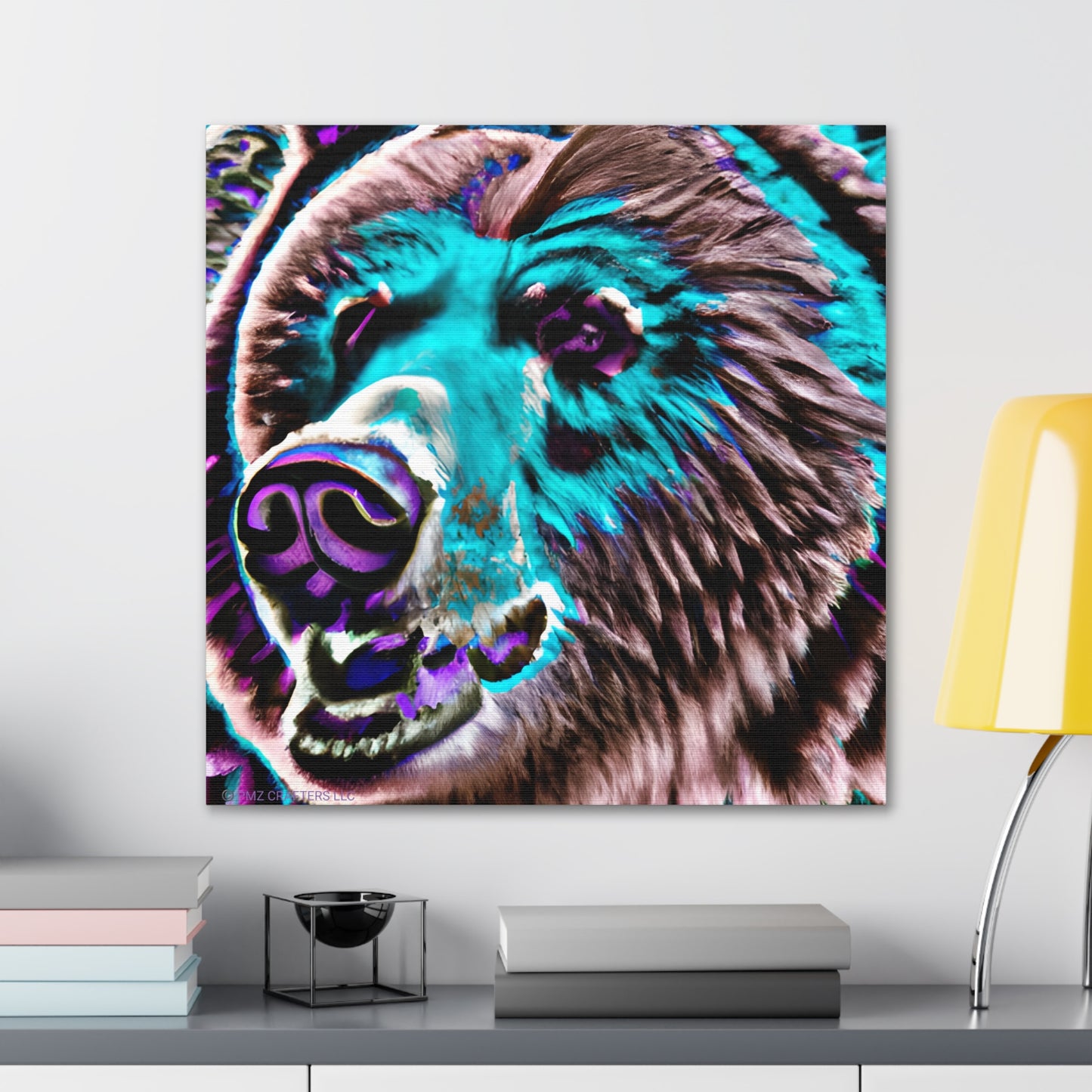 Canvas Gallery Wraps - Grizzle Bear 0001