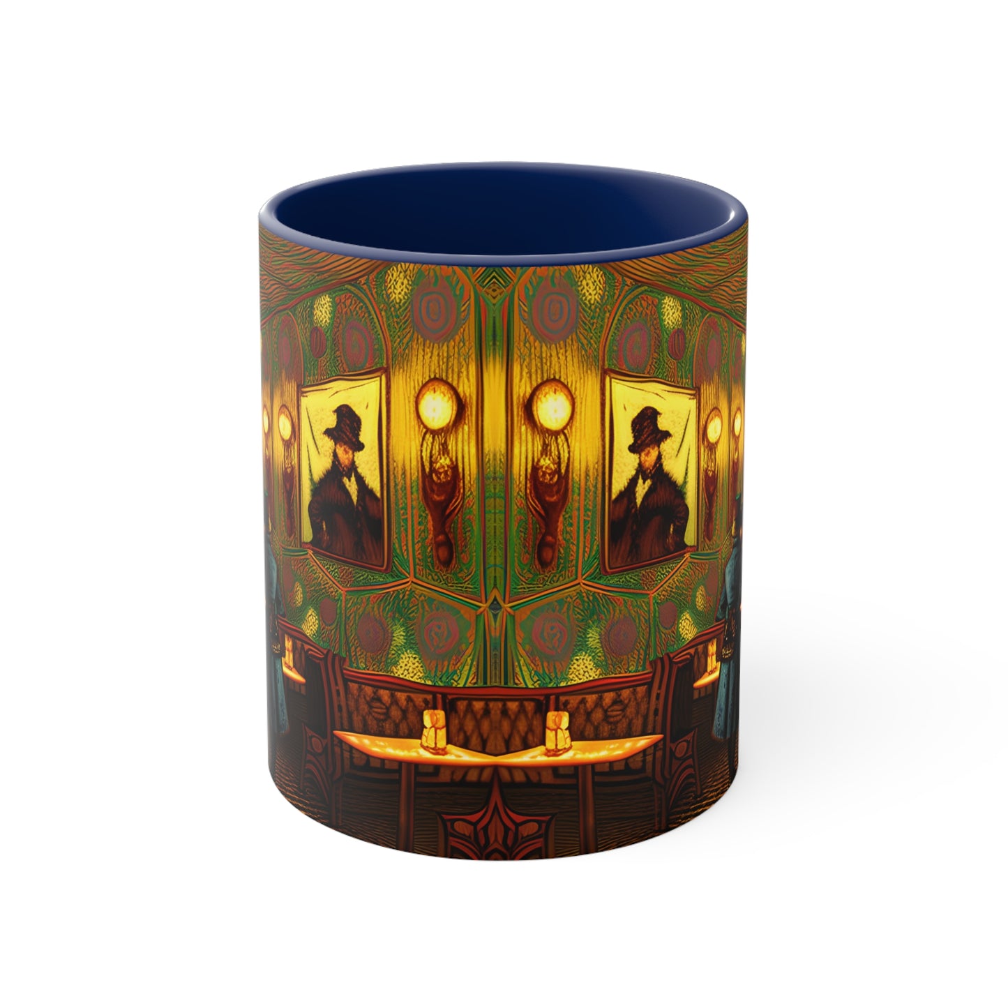 Accent Coffee Mug, 11oz -  Cafe Table Shadow 0001