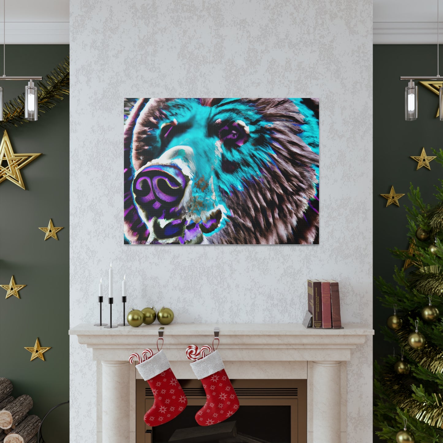 Canvas Gallery Wraps - Grizzle Bear 0001
