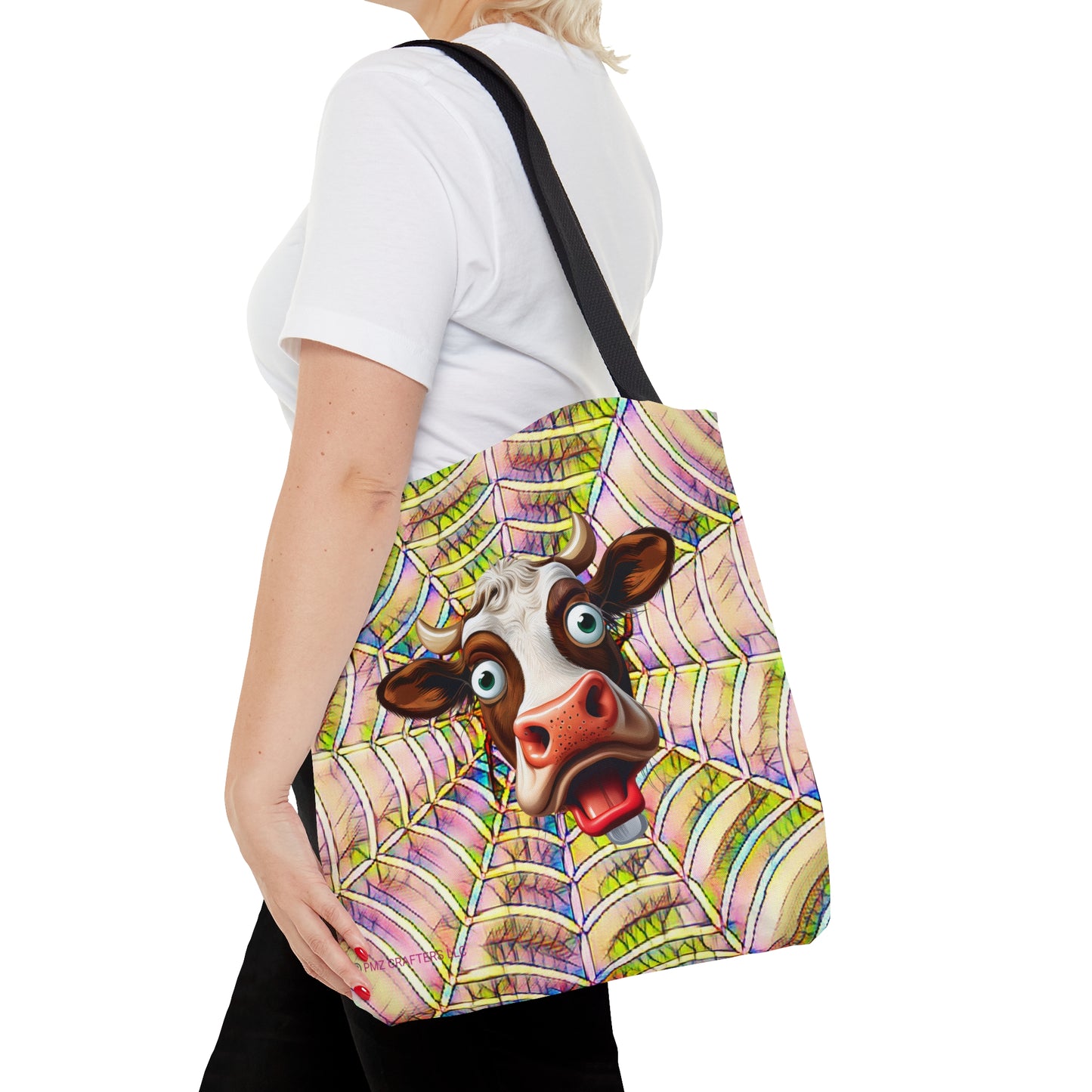 Tote Bag (AOP) - Spider Cow 0001