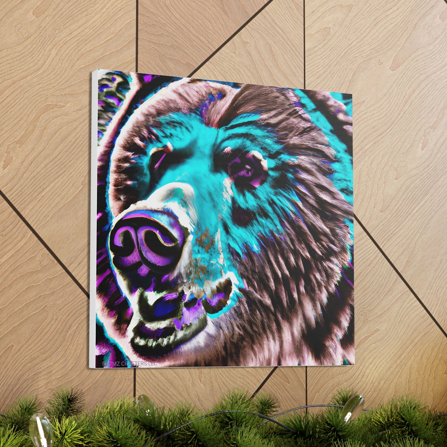 Canvas Gallery Wraps - Grizzle Bear 0001