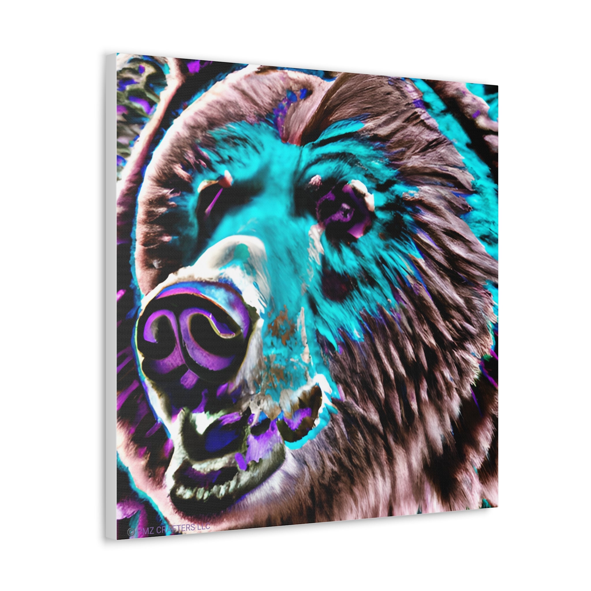 Canvas Gallery Wraps - Grizzle Bear 0001