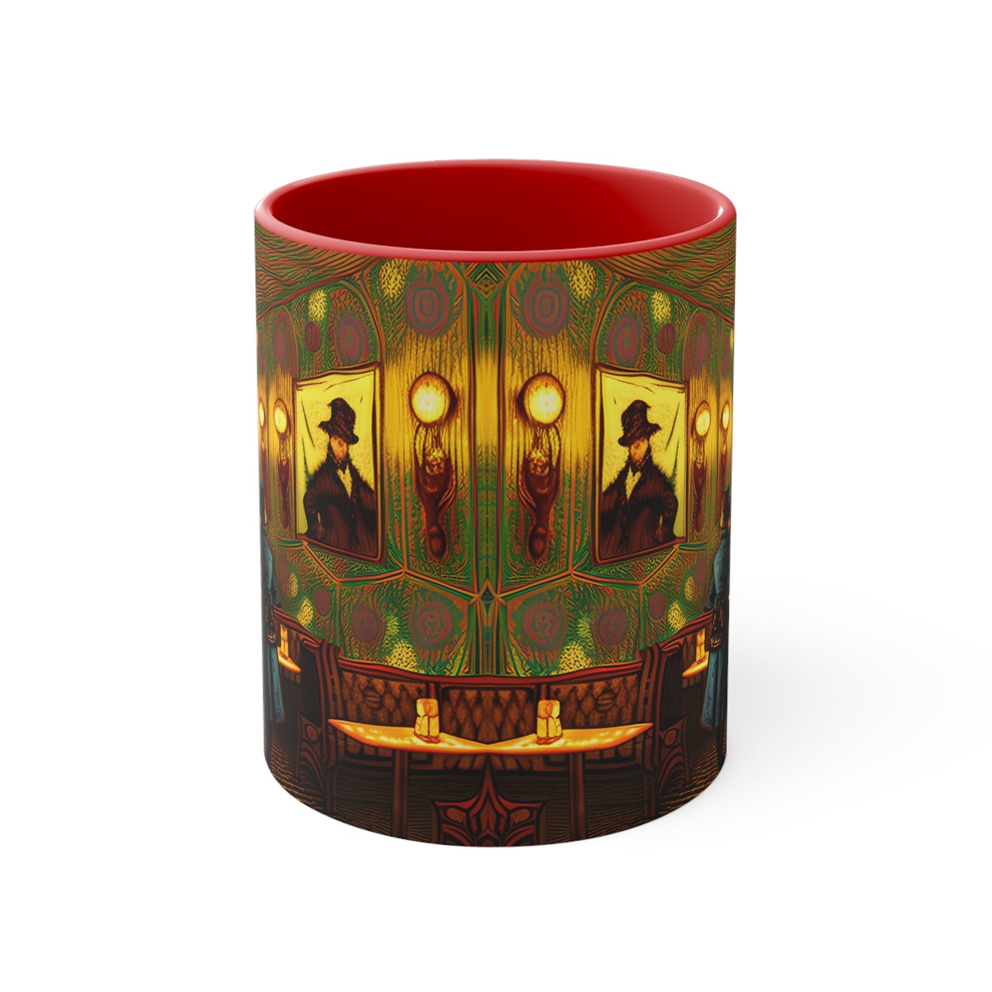 Accent Coffee Mug, 11oz -  Cafe Table Shadow 0001