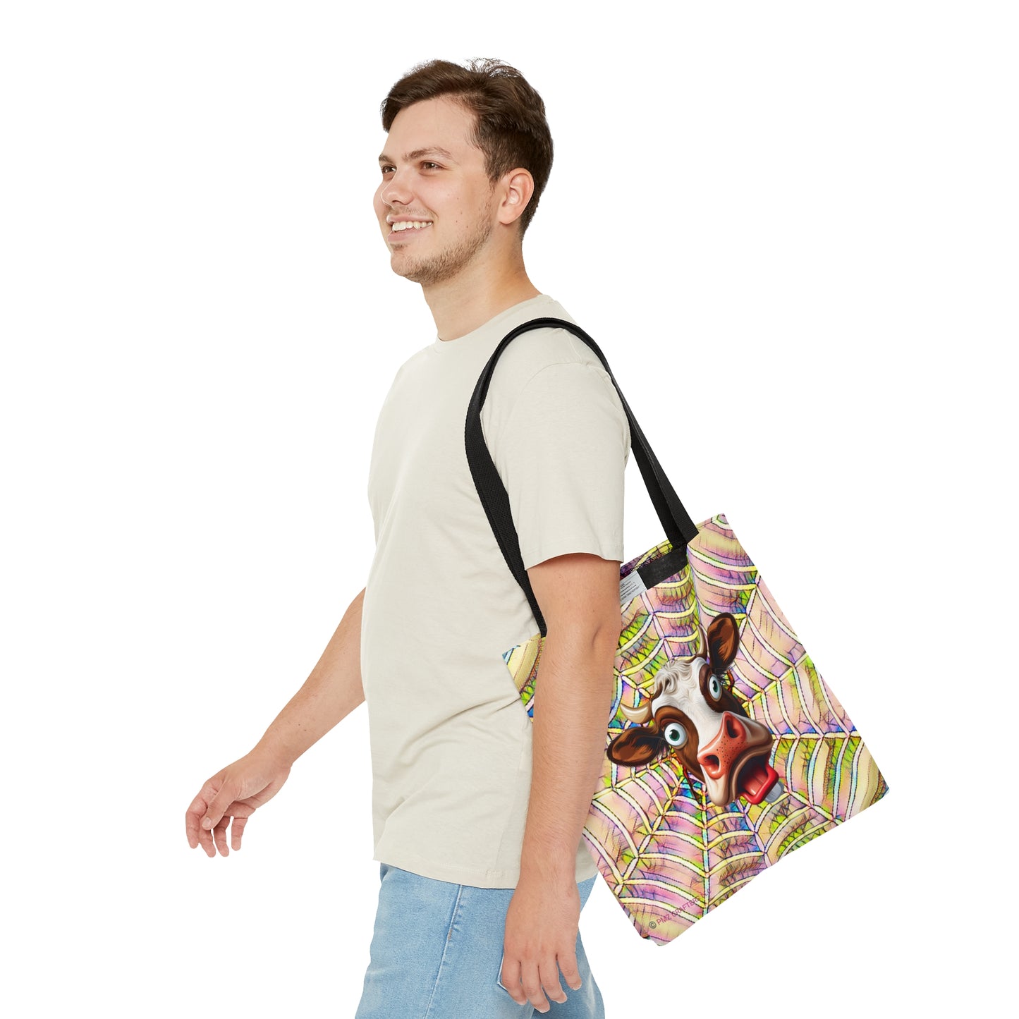 Tote Bag (AOP) - Spider Cow 0001
