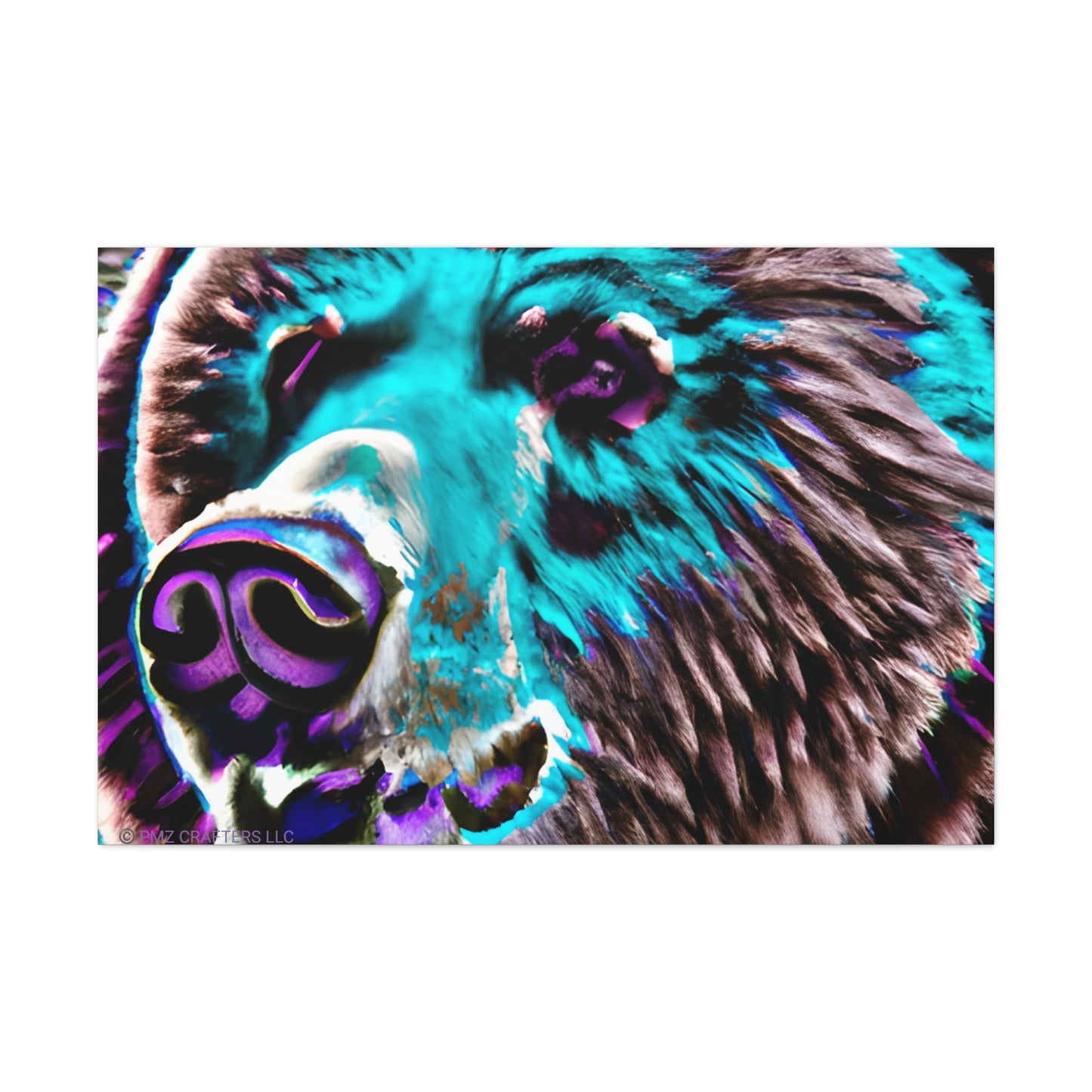 Canvas Gallery Wraps - Grizzle Bear 0001