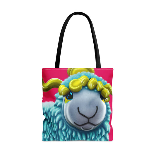 Tote Bag (AOP) - The Blue Sheep 0001