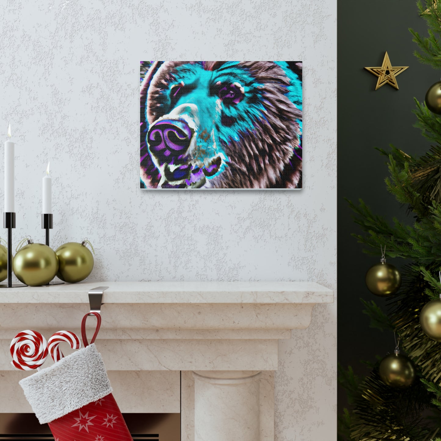 Canvas Gallery Wraps - Grizzle Bear 0001