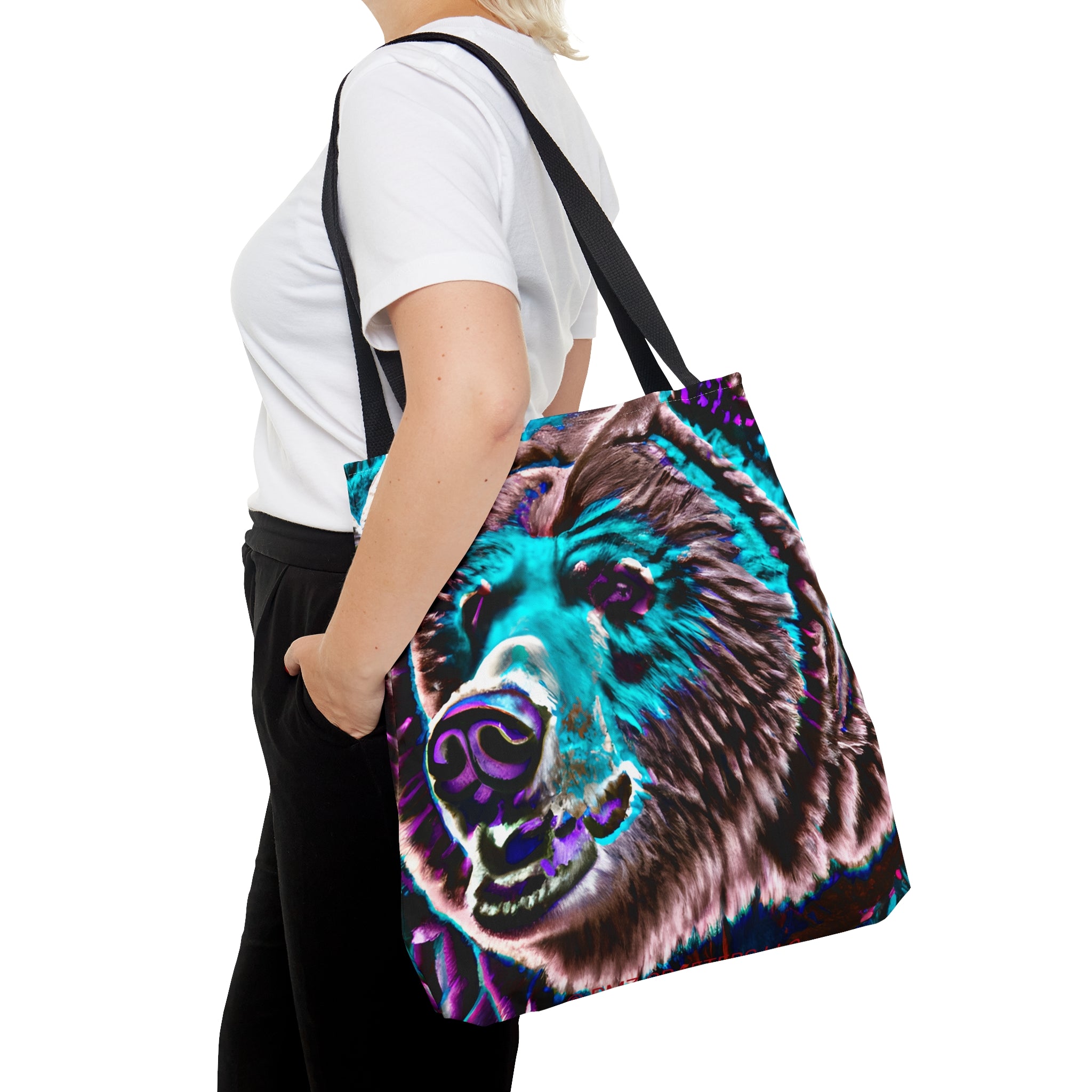 Tote Bag (AOP) - Grizzle Bear 0001