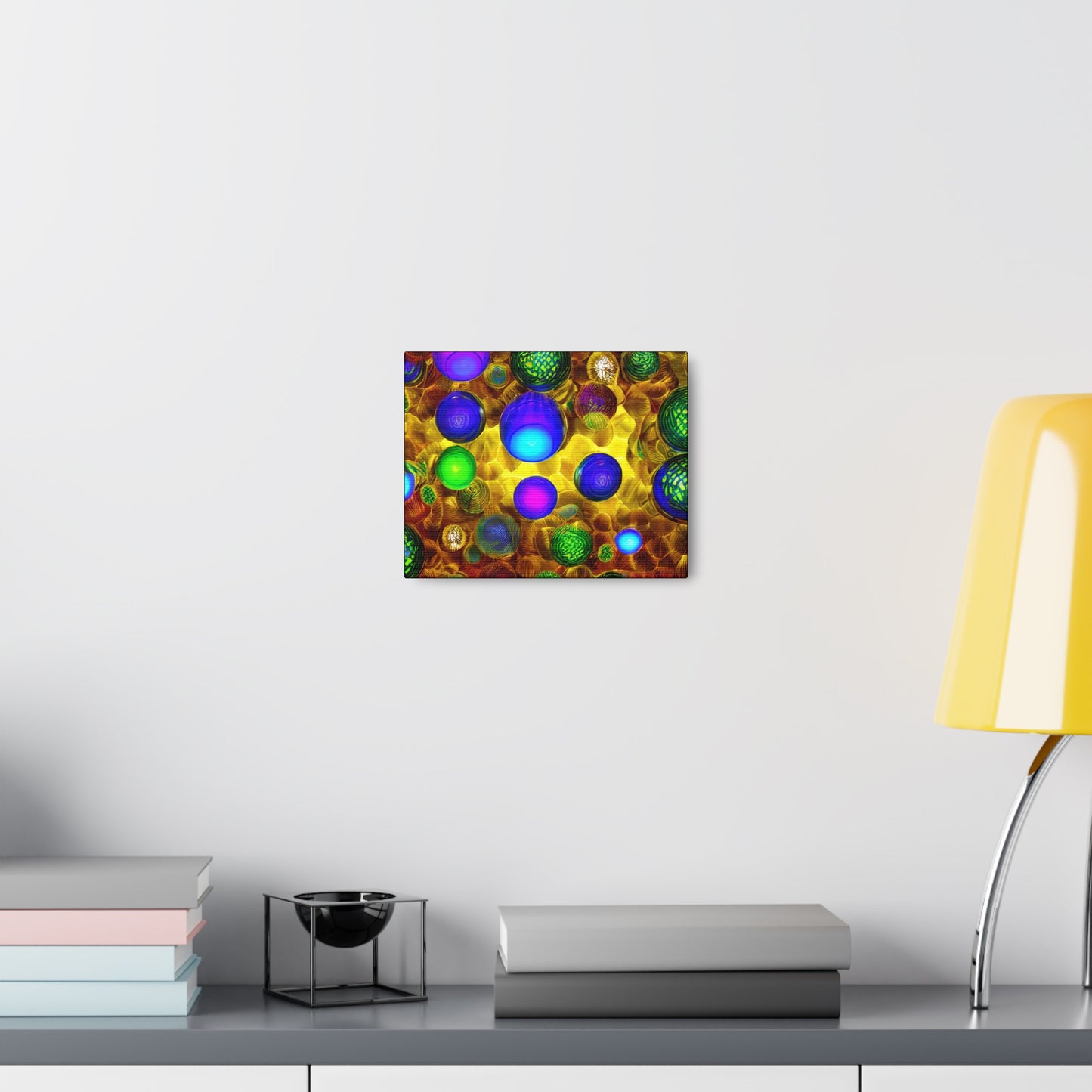 Canvas Gallery Wraps - 3D Vibrant Circles 0001