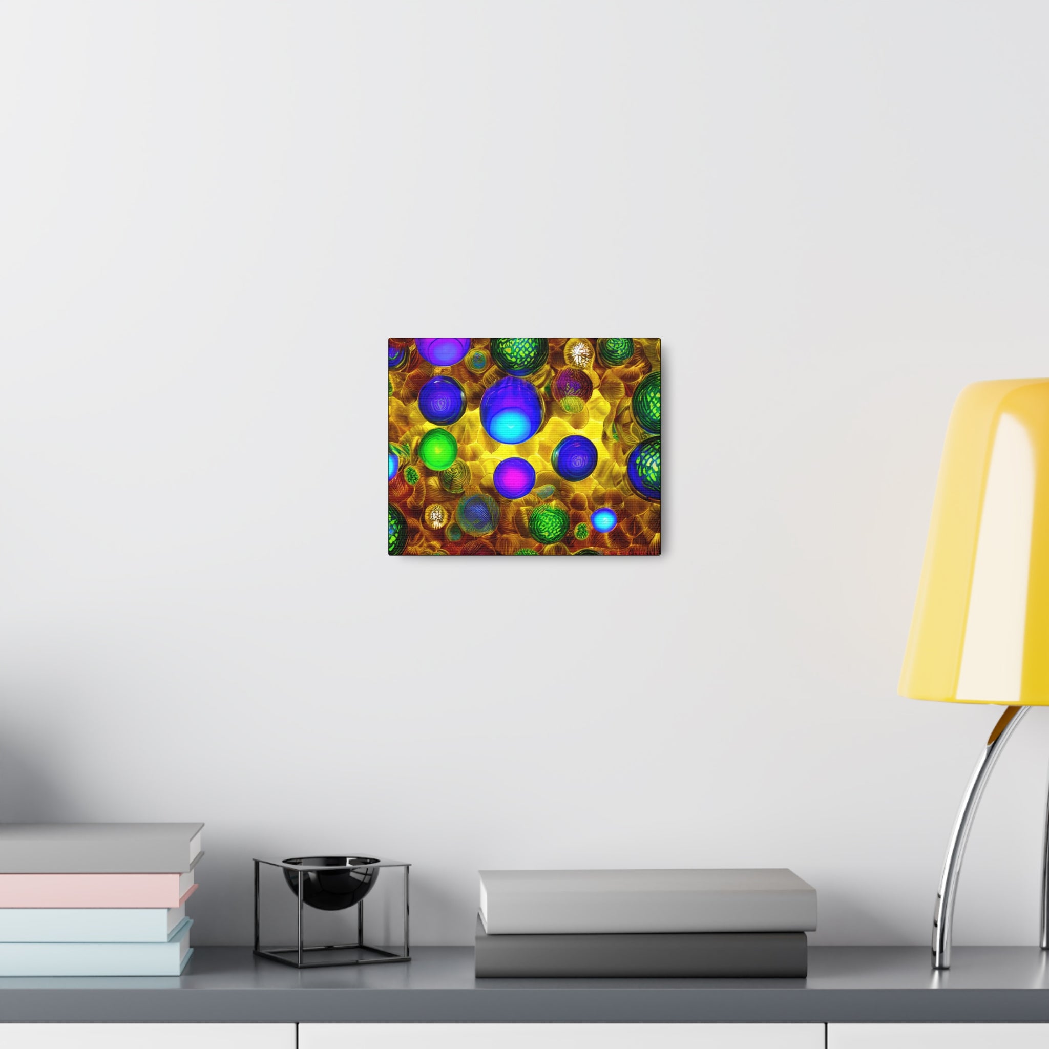 Canvas Gallery Wraps - 3D Vibrant Circles 0001