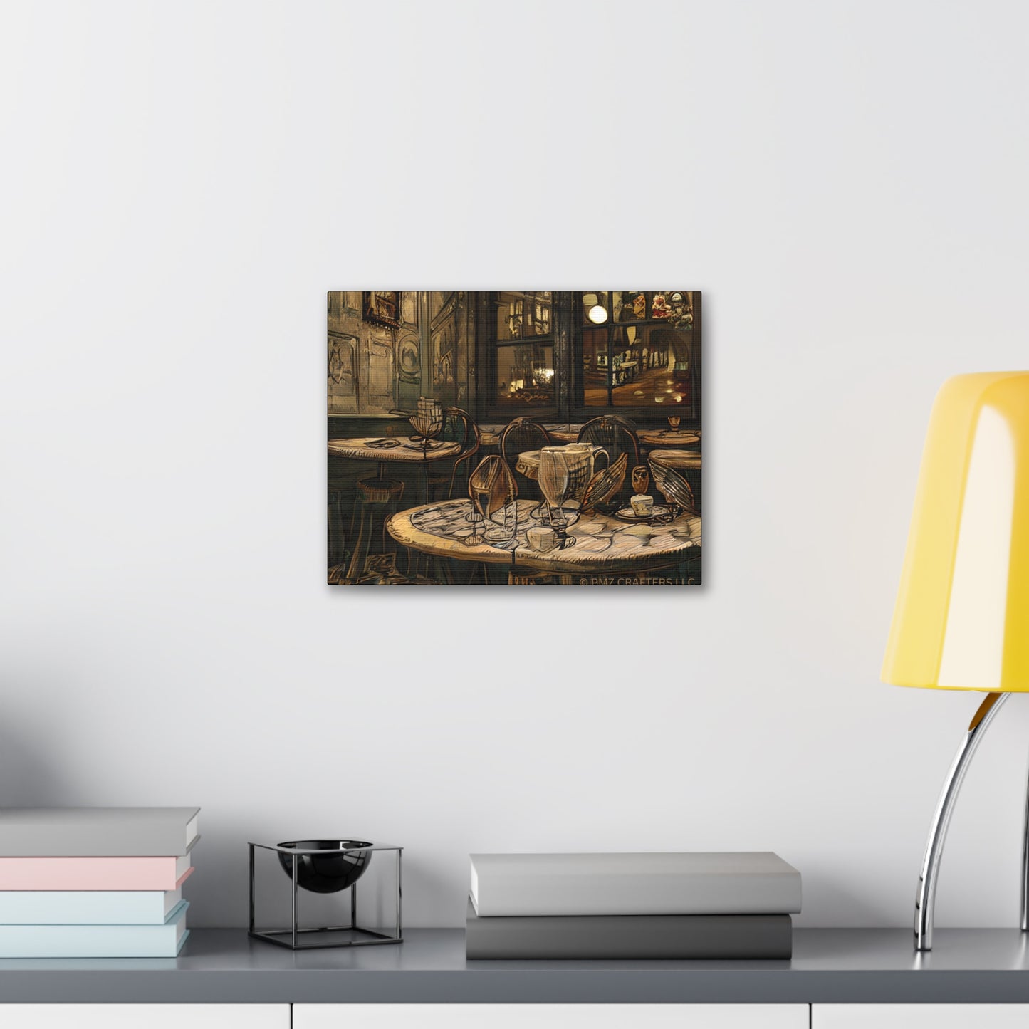 Canvas Gallery Wraps - Cafe Table Brown 0002
