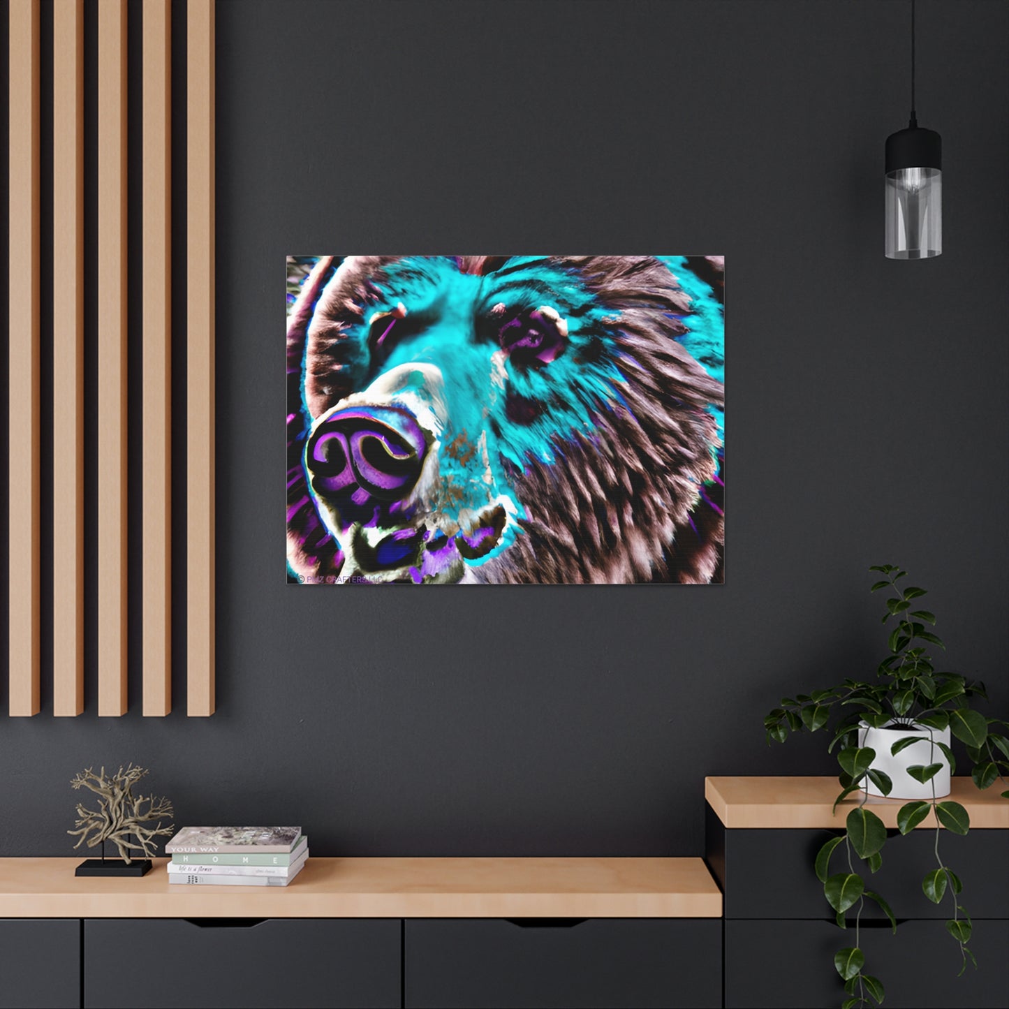 Canvas Gallery Wraps - Grizzle Bear 0001