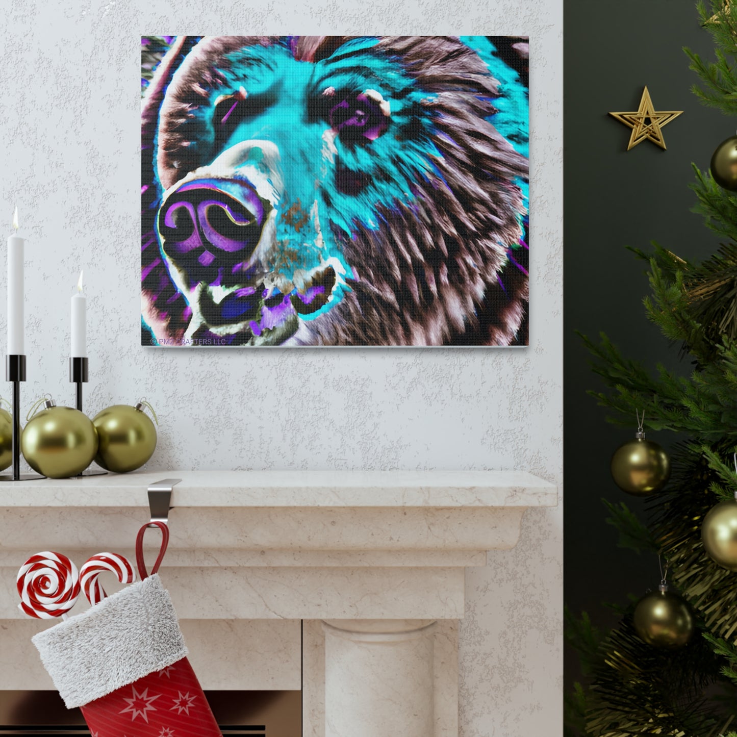 Canvas Gallery Wraps - Grizzle Bear 0001