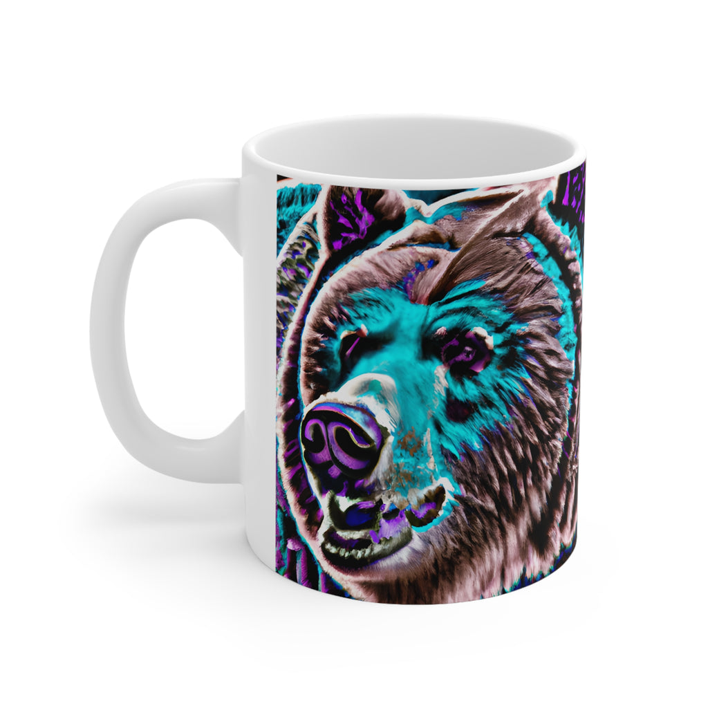 Ceramic Mug 11oz - Mug Grizzle Bear 0001