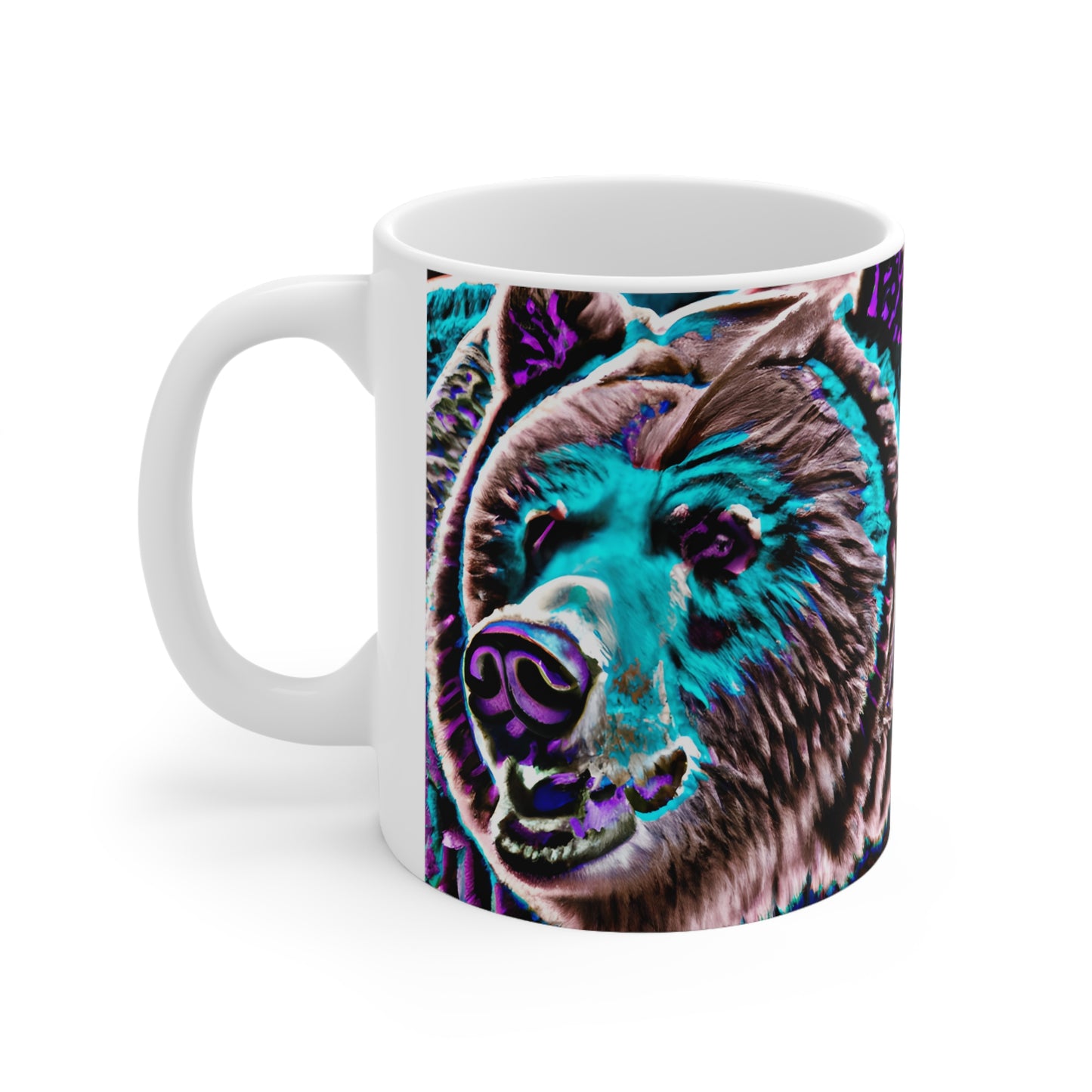 Ceramic Mug 11oz - Mug Grizzle Bear 0001
