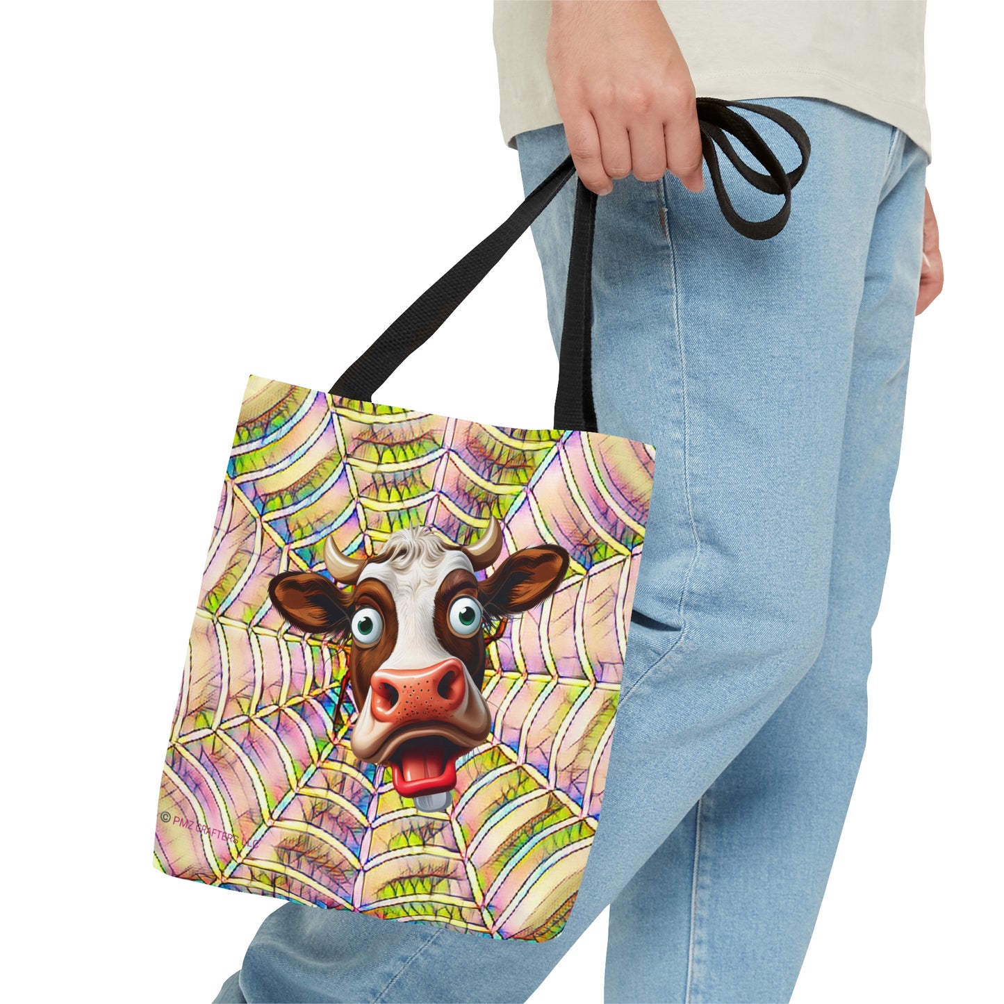 Tote Bag (AOP) - Spider Cow 0001