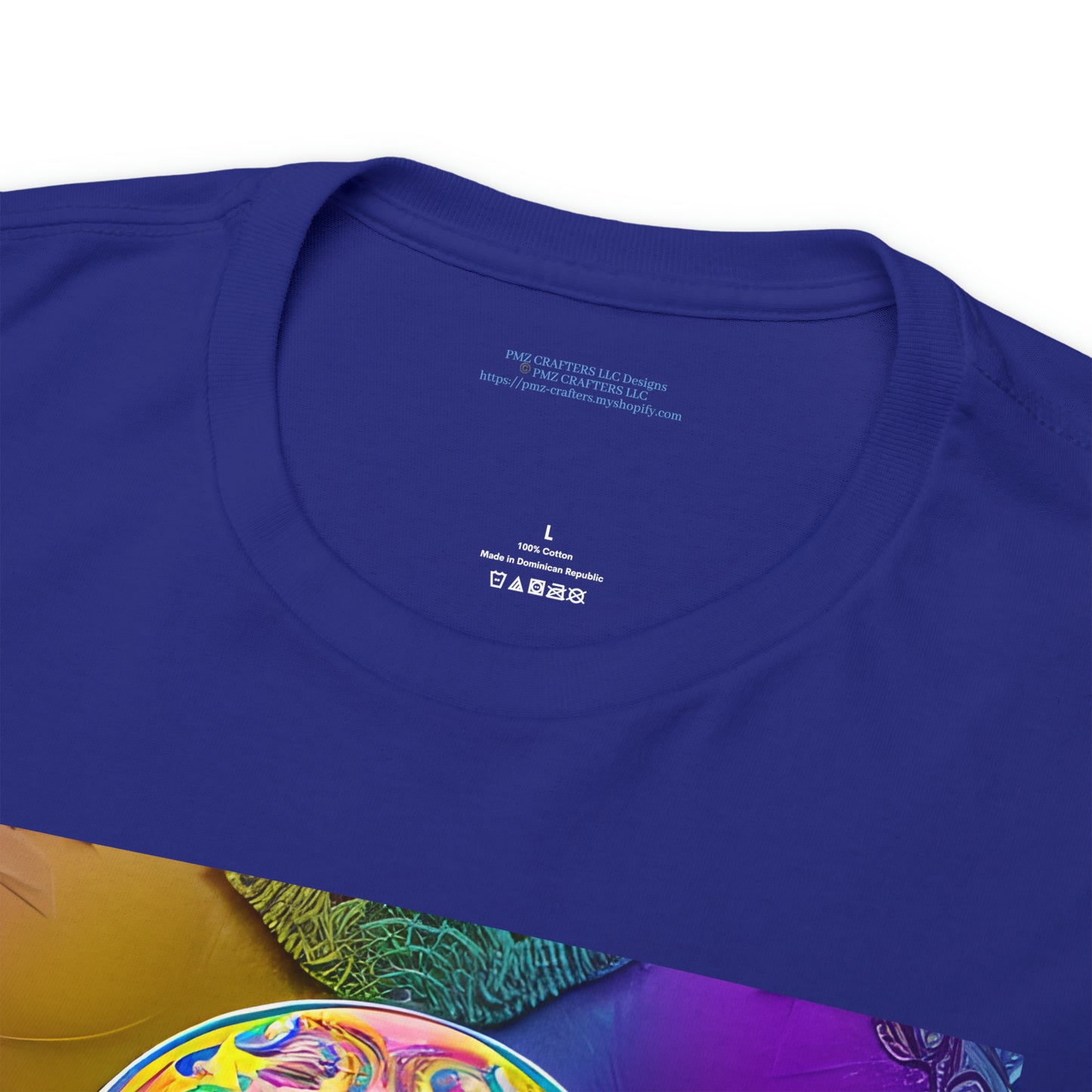 Unisex Heavy Cotton Tee - Sugar Skull 0002